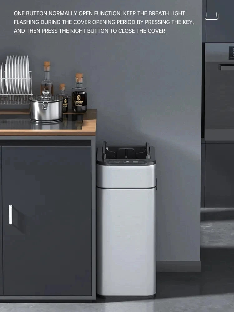 Stainless Steel Sensor Bin – 30L, 40L, 50L & 60L