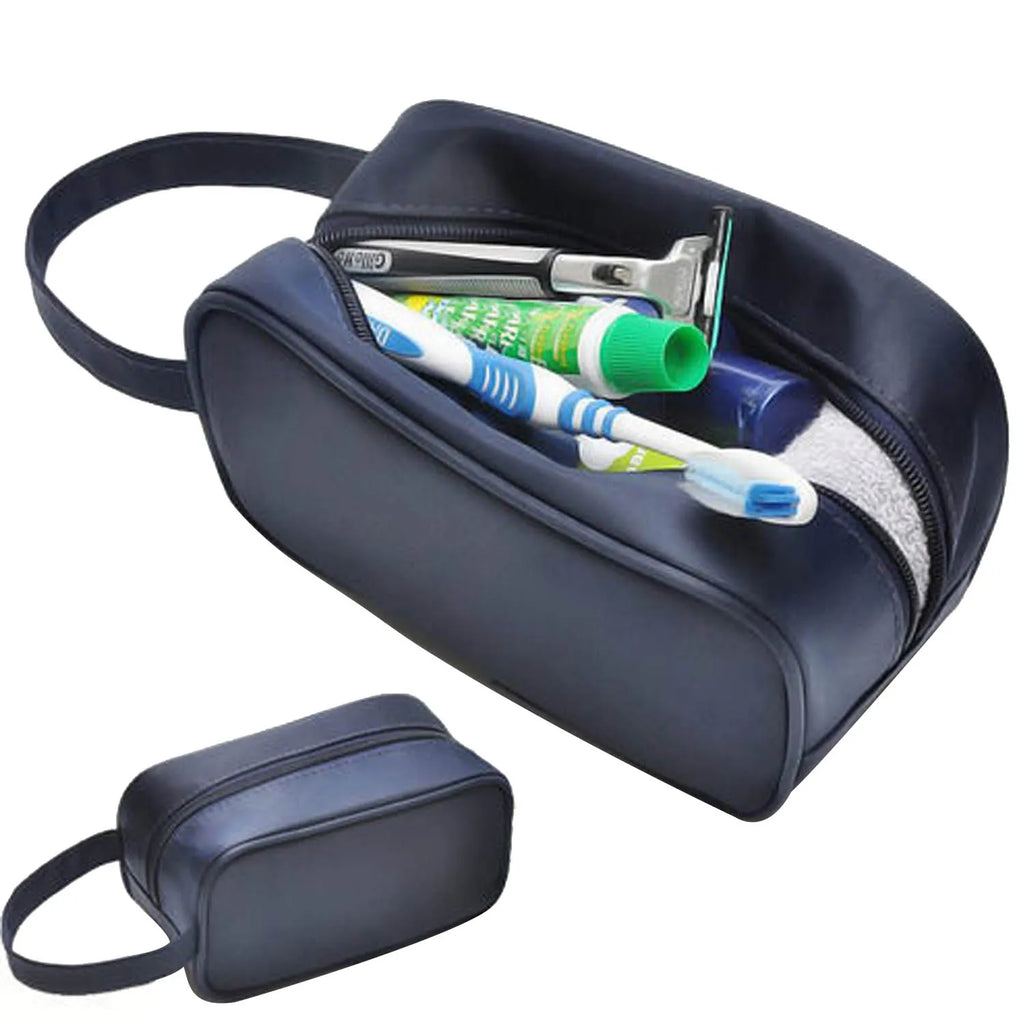 Behogar Travel Waterproof Big Capacity Unisex Women Men Toiletry Storage Bag Wash Shaving Makeup Cosmetic Shower Organizer Case