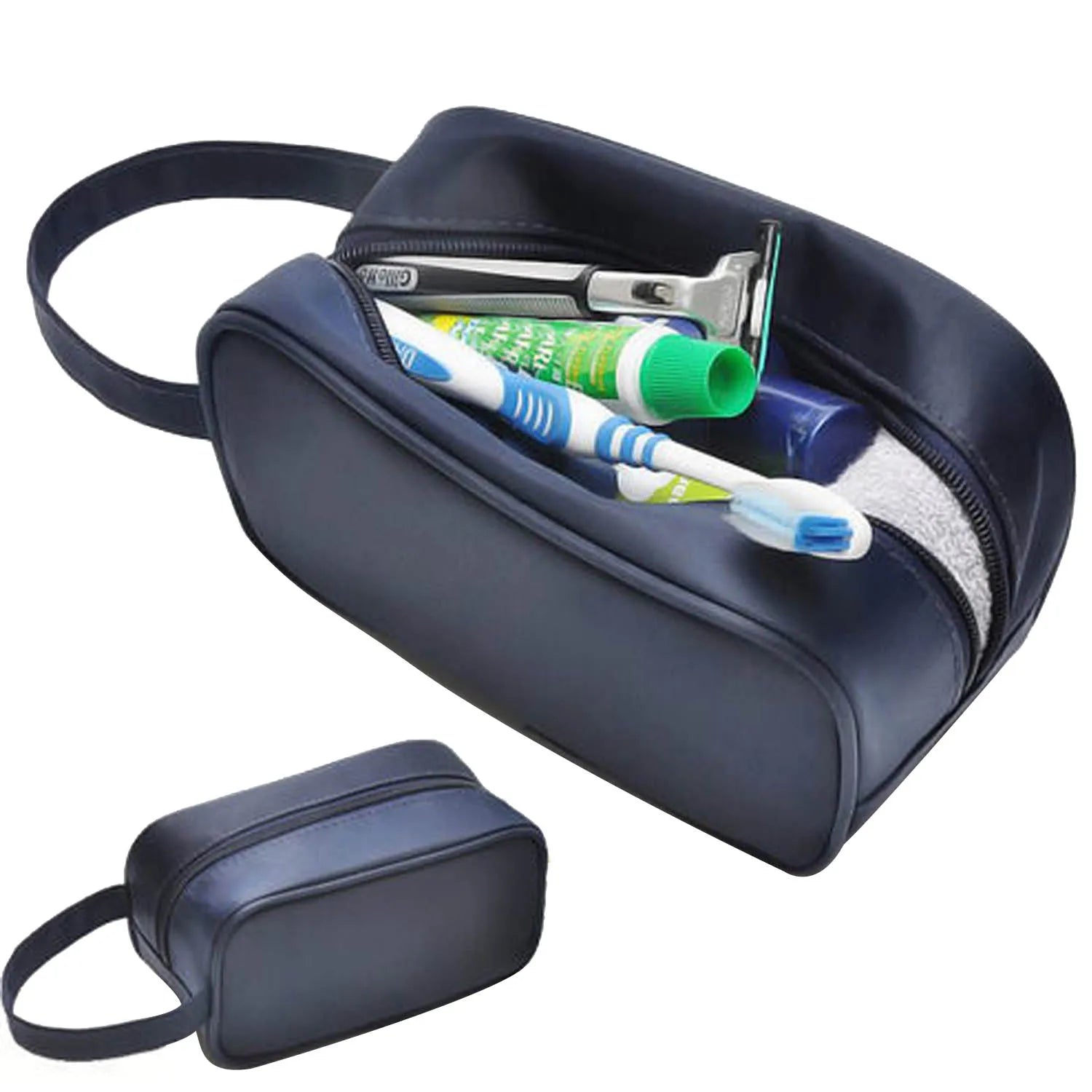 Behogar Travel Waterproof Big Capacity Unisex Women Men Toiletry Storage Bag Wash Shaving Makeup Cosmetic Shower Organizer Case