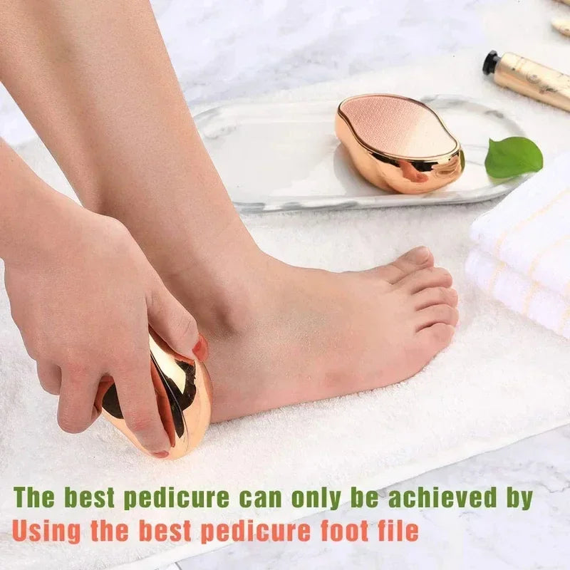 2in1 High-Density Nano Glass Foot File Rasps Callus Dead Feet Skin Care Remover Pedicure Foot Care Artifact For Daily Life
