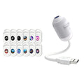 USB Galaxy and Ocean Projection Night Light with Flexible Arm