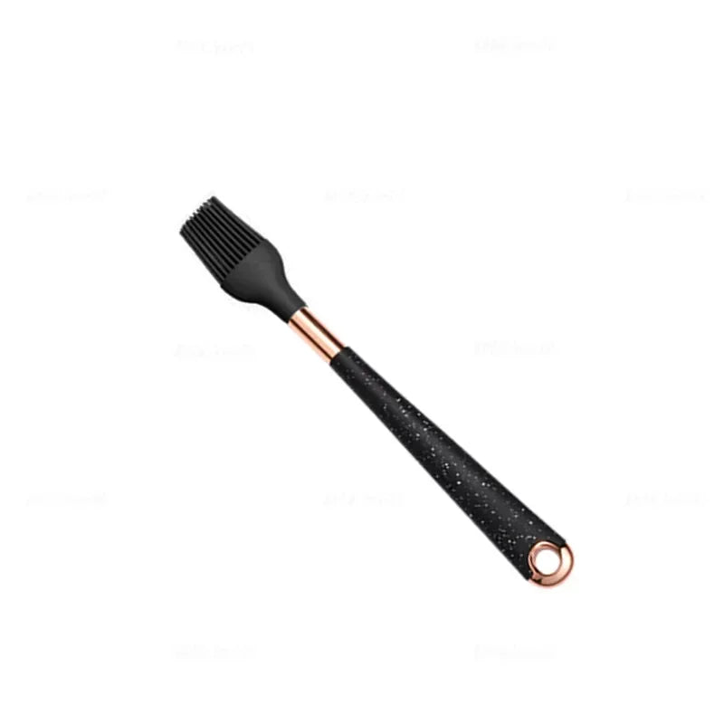 Silicone Kitchen Utensil with Rose-Gold-Tone Handle – Choice of Style