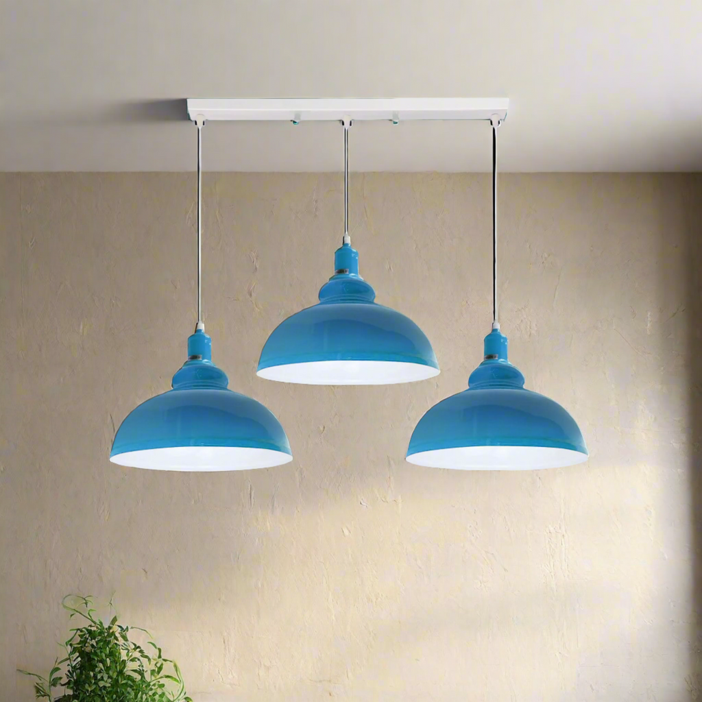 3 Way Adjustable Pendant Light Metal Retro Hanging Light ~4299