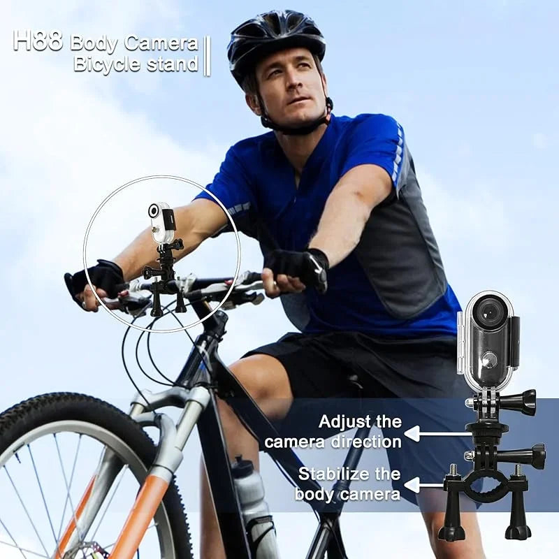 Mini Wearable Action Camera - 1080P HD Clip-On Vlogging Camera with WiFi