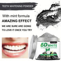 YUlTlKUE 5D White Activated charcoal Tooth Powder Natural Teeth Whitening Oral Care Fresh Breath 60g