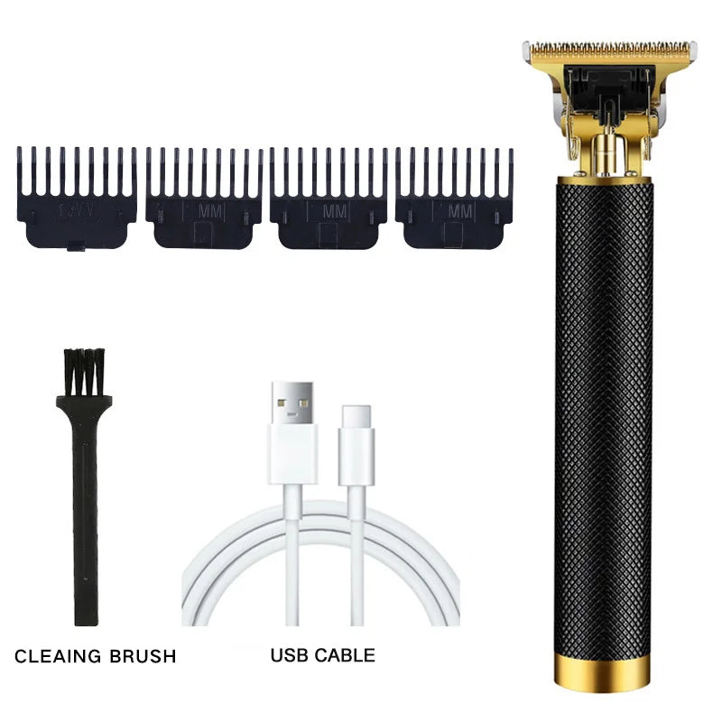Portable Cordless Hair Clipper & Beard Trimmer – USB-C