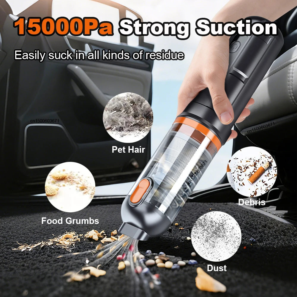 Cordless Handheld Car Vacuum Cleaner & Blower