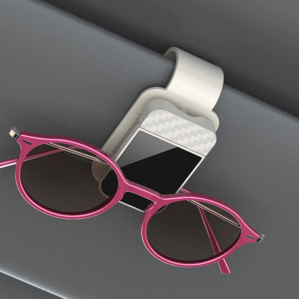 Car Sun Visor Sunglasses Clip & Card Holder
