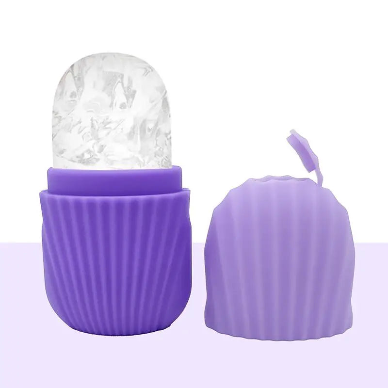 Silicone Face Ice Mould - Reusable Ice Roller for Face & Eyes