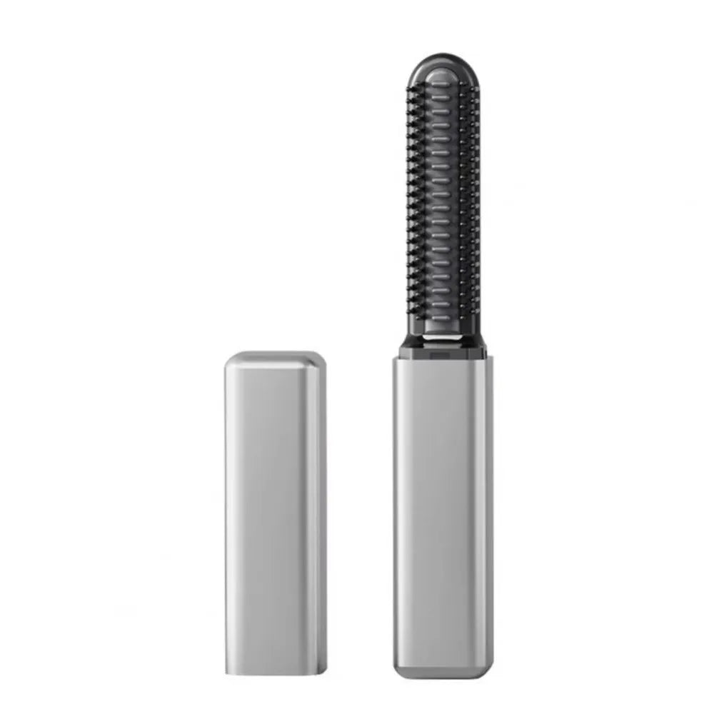 USB Rechargeable Hair Straightening Brush – Mini Heated Comb