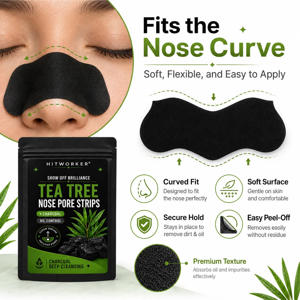20pcs Blackhead Nose Strips Deep Cleansing Nasal Patch Remove Dirt Shrink Pores