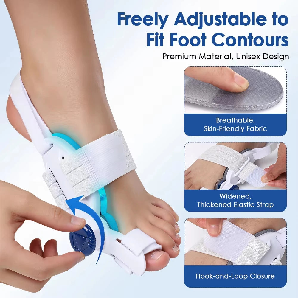 Adjustable Bunion Toe Splint with Gel Pad – 1 Piece