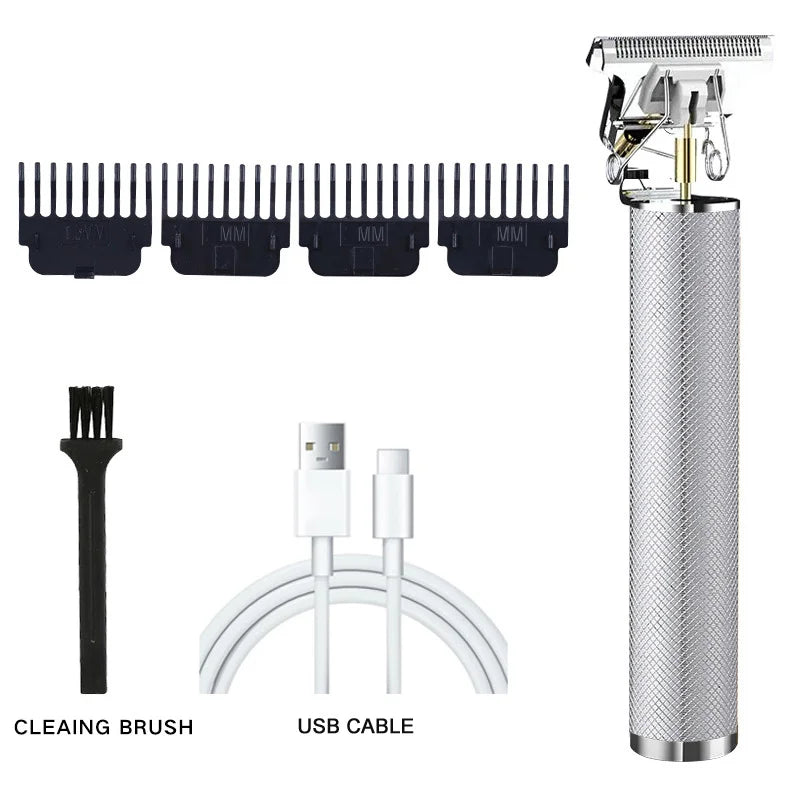 Portable Cordless Hair Clipper & Beard Trimmer – USB-C