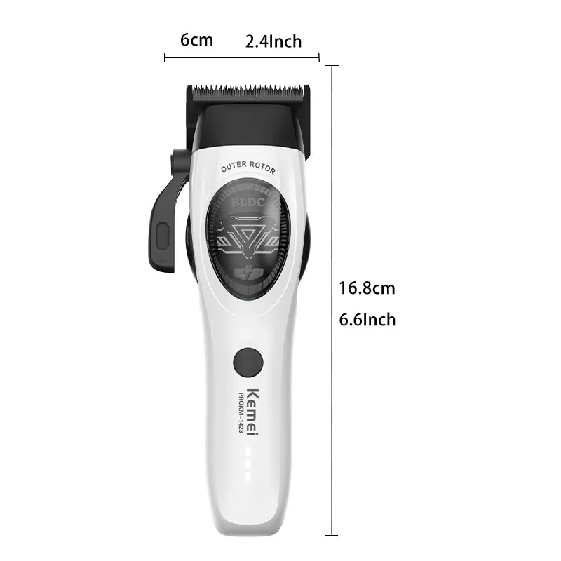Kemei KM-1423 Cordless Hair Clipper with DLC Blades