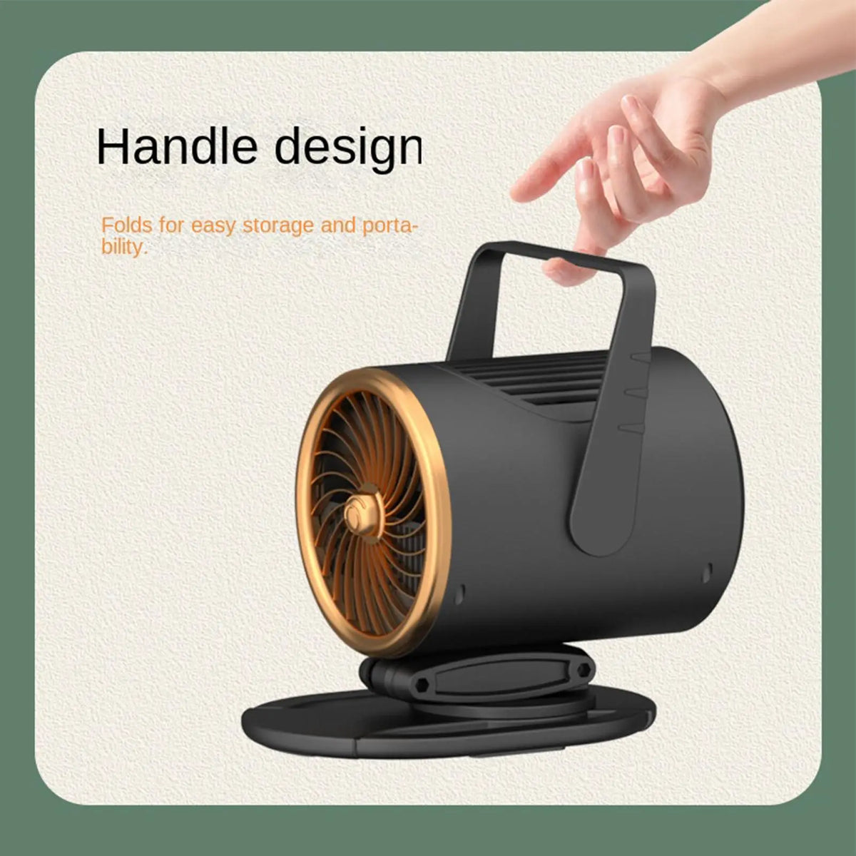 Portable Rechargeable Kitchen Extractor Fan – 3 Speeds