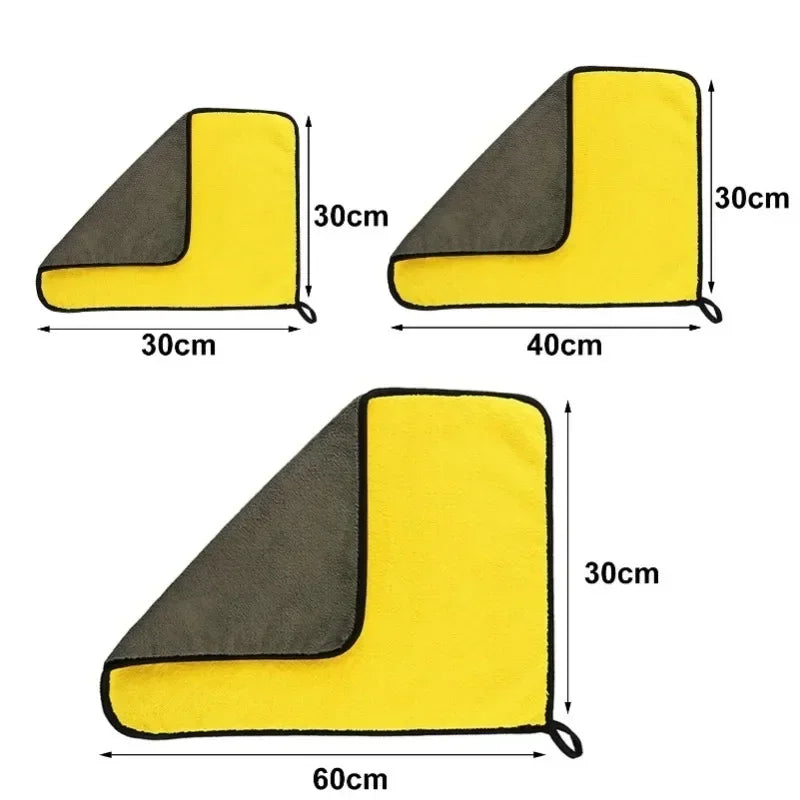 Microfibre Car Cleaning & Drying Cloths – 1, 5 or 10 Pack