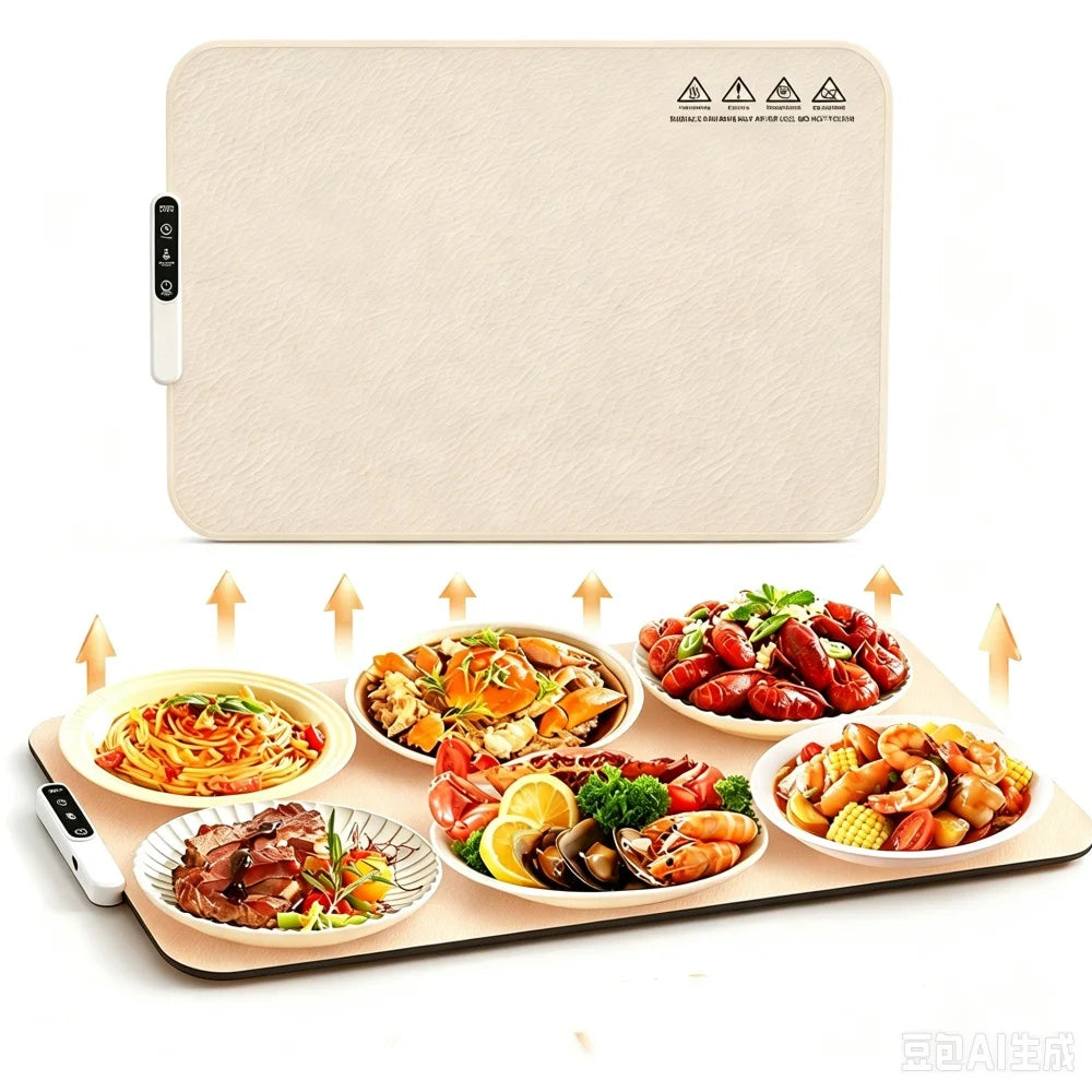Foldable Silicone Electric Food Warming Mat