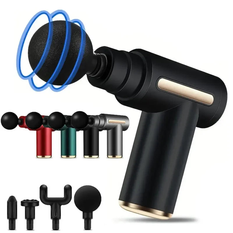 Portable USB Rechargeable Massage Gun, Handheld Percussion Massager