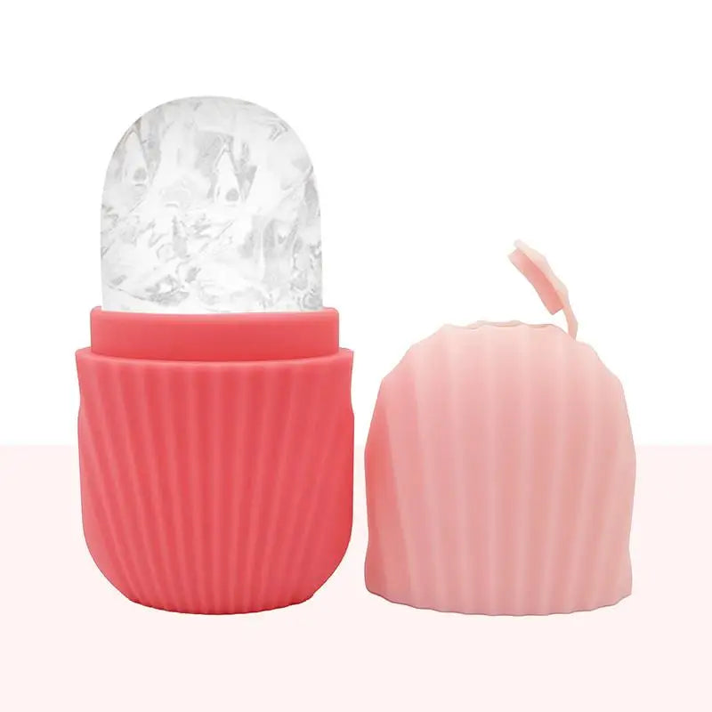 Silicone Face Ice Mould - Reusable Ice Roller for Face & Eyes