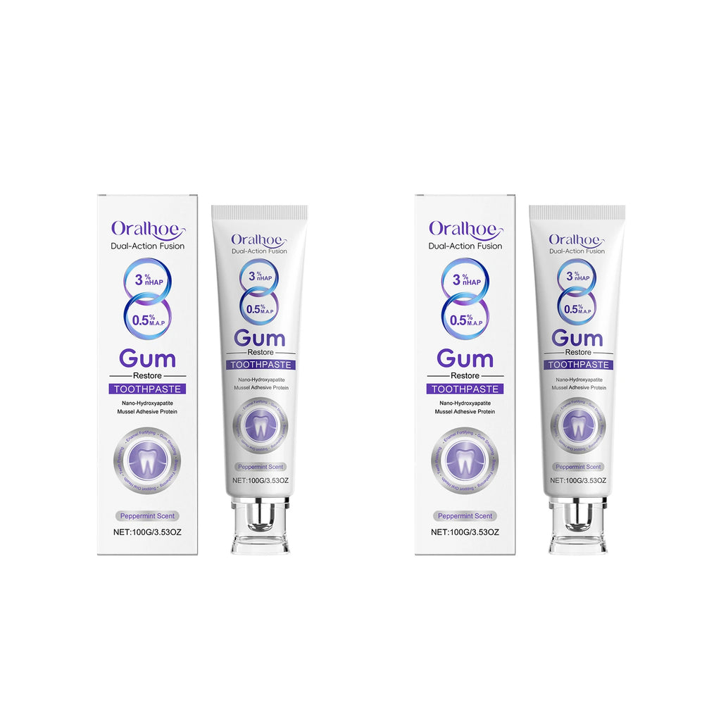 Nano Hydroxyapatite Toothpaste Restores White Teeth Alleviate Gum Bleeding Reduce Plaque Remove Oral Odor Gum Repair Toothpaste