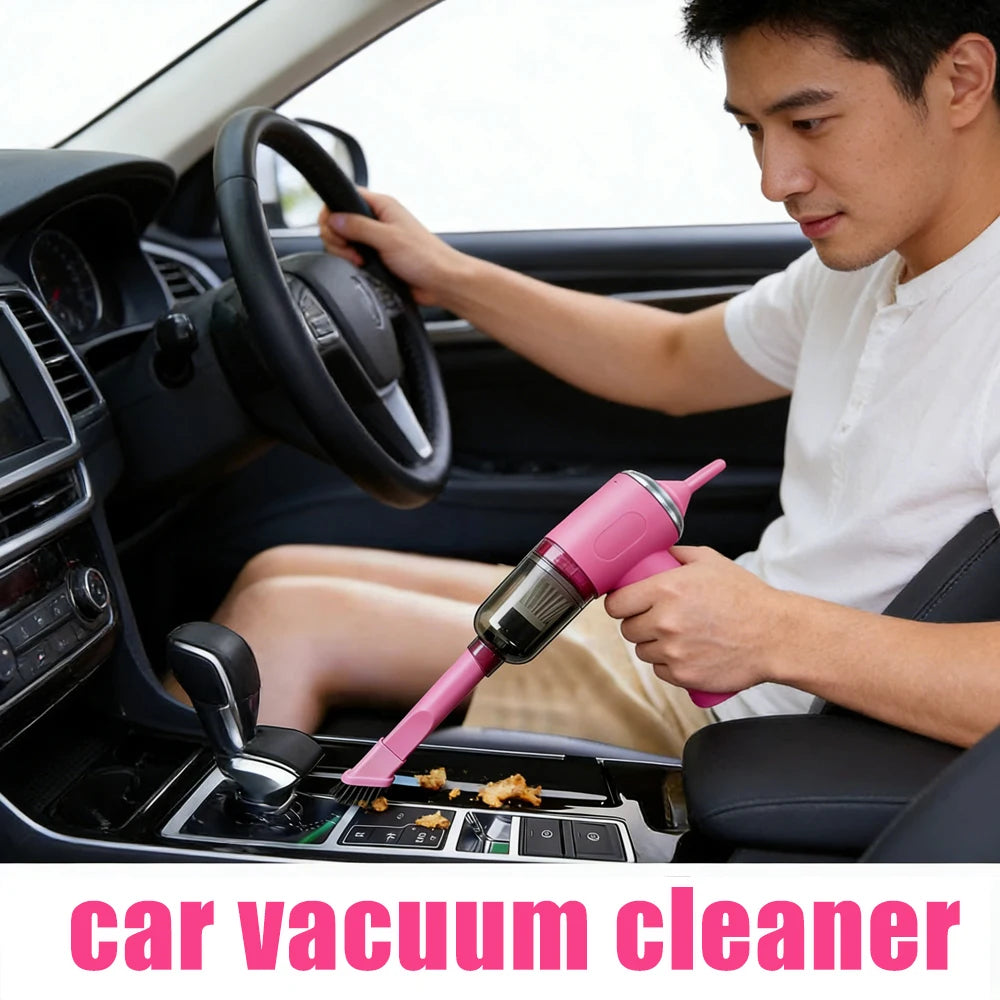 Cordless Handheld Car Vacuum Cleaner - 12V Portable Auto Interior Vacuum