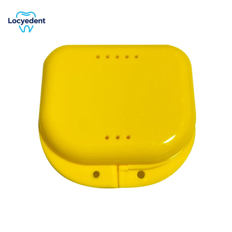 Dental Storage Box Retainer Orthodontic Mouth Guard Container Plastic Oral Hygiene Supplies Tray Dental Appliance Case