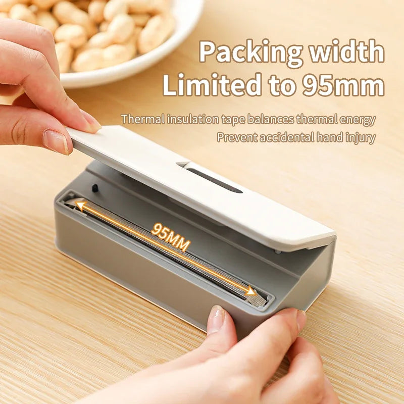 Rechargeable Mini Bag Heat Sealer and Cutter, 6 Heat Settings