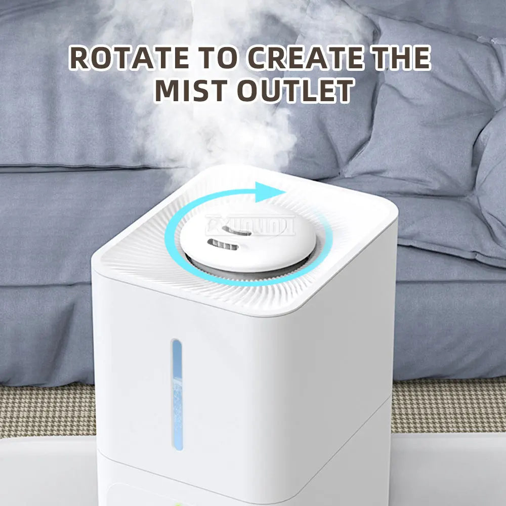 6 L Ultrasonic Humidifier – Desktop or Floor-Standing, EU Plug