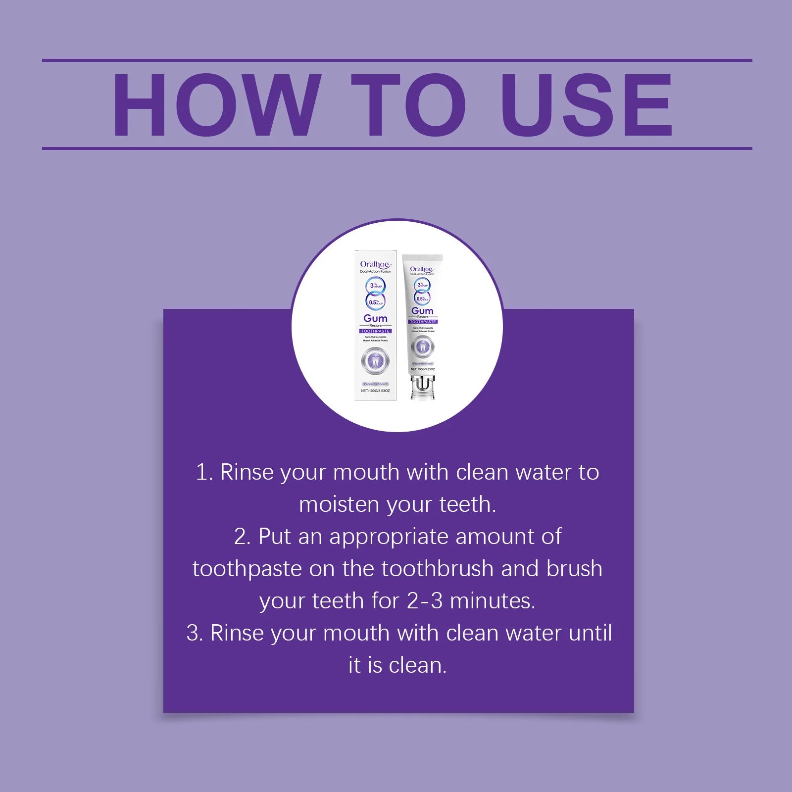 Nano Hydroxyapatite Toothpaste Restores White Teeth Alleviate Gum Bleeding Reduce Plaque Remove Oral Odor Gum Repair Toothpaste