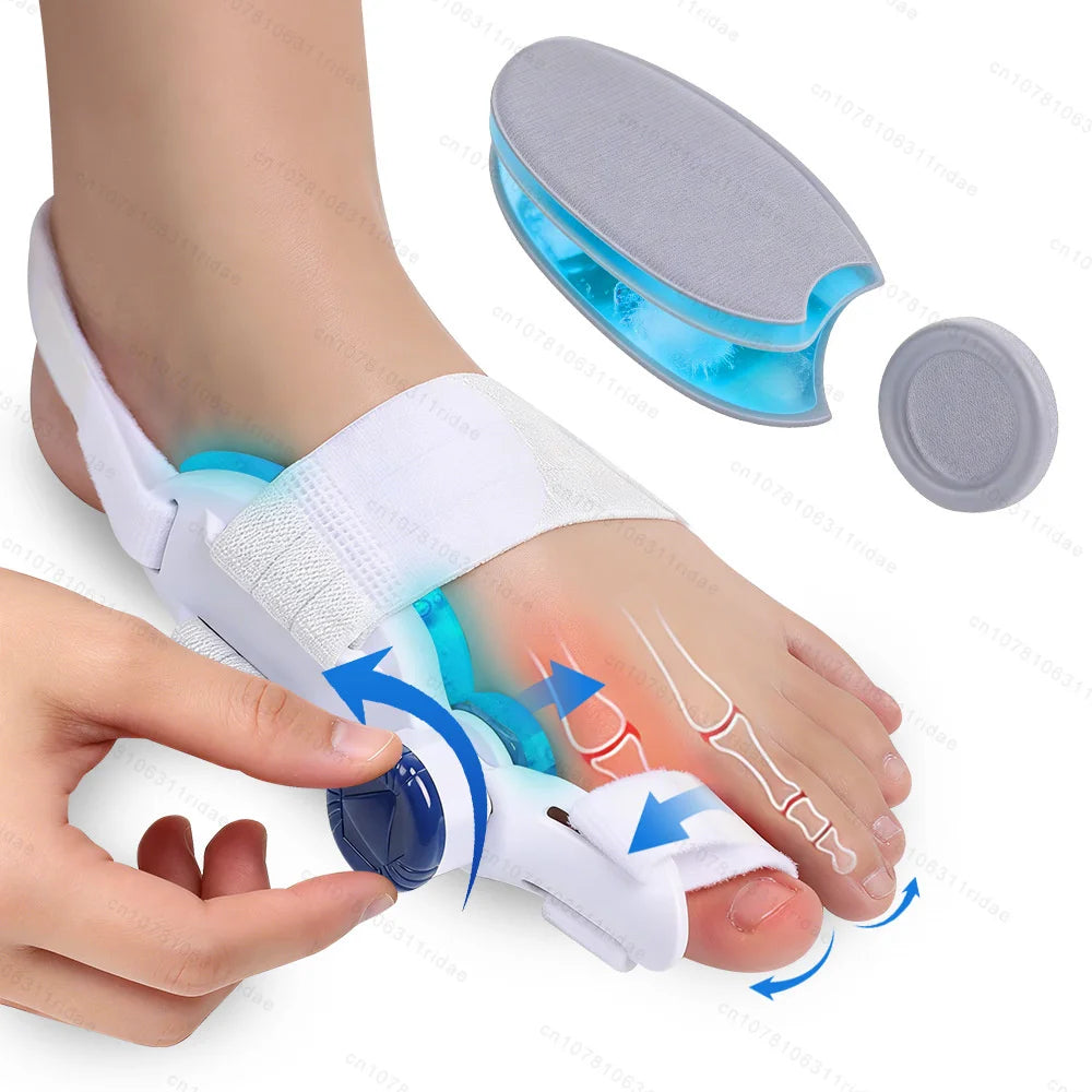 Adjustable Bunion Toe Splint with Gel Pad – 1 Piece