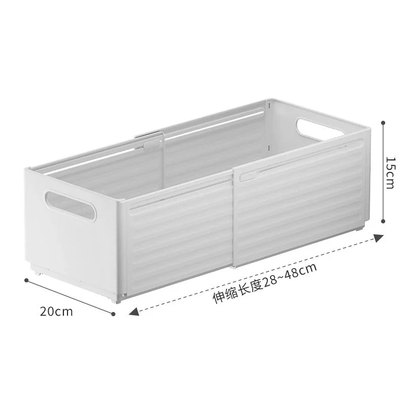 Adjustable Drawer Organiser Basket for Cabinets and Shelves