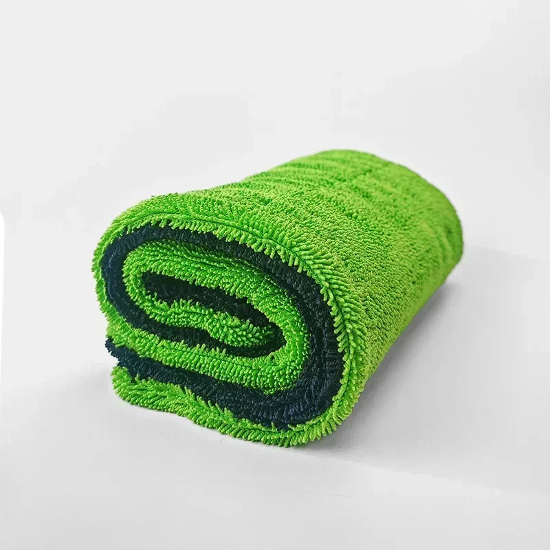 Microfibre Car Drying & Detailing Towel – Blue/Grey or Green/Grey