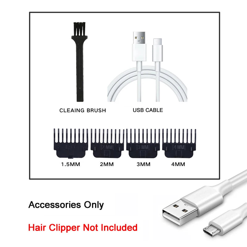 Vintage T9 Cordless Hair Trimmer & Accessory Options