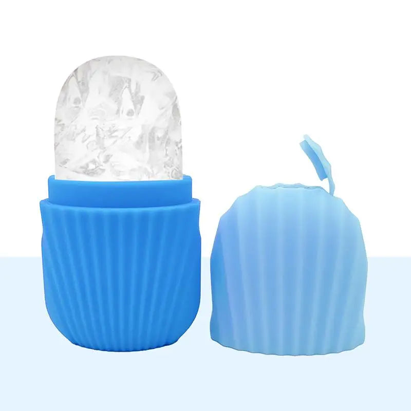 Silicone Face Ice Mould - Reusable Ice Roller for Face & Eyes