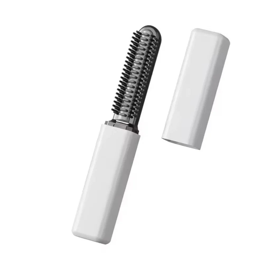 USB Rechargeable Hair Straightening Brush – Mini Heated Comb