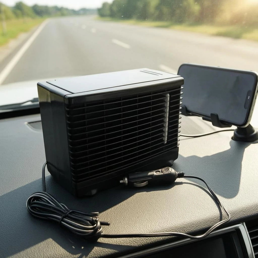 12V Portable Evaporative Car Cooler – Two-Speed Fan