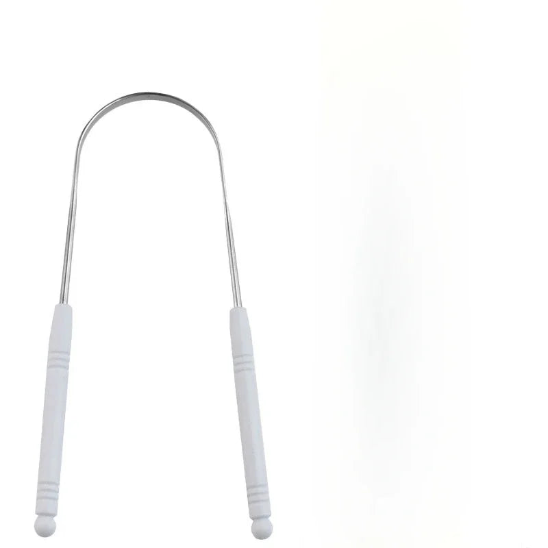 1PCS Stainless Steel Tongue Scraper Oral Tongue Cleaner Brush Tongue Toothbrush Oral Hygiene High Quality Tounge Scraper