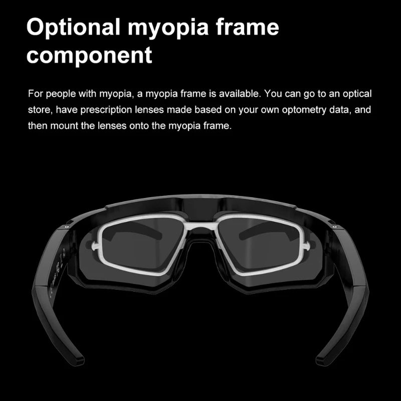 AI Smart Glasses with Camera, Touch Controls & Bluetooth