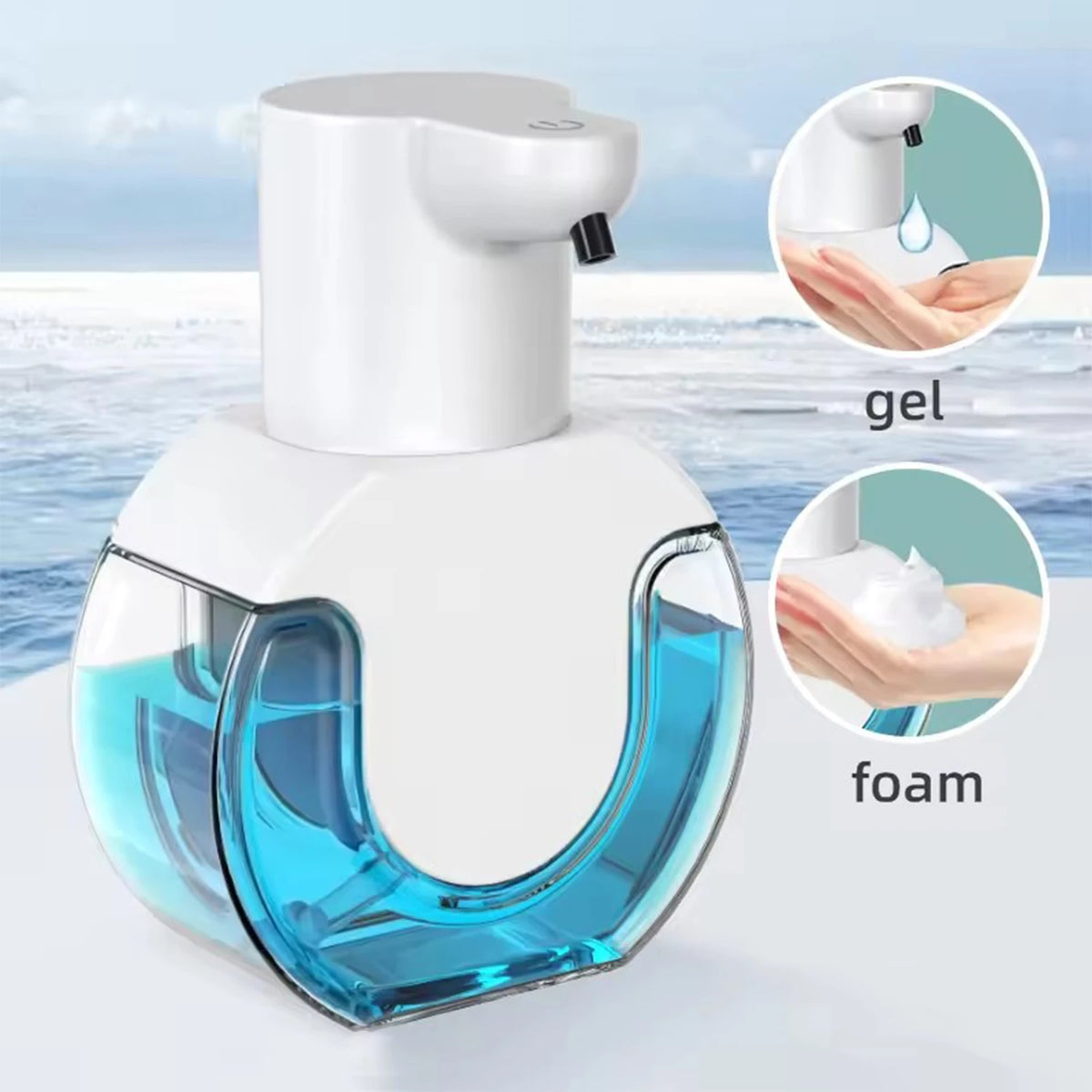 Wall-Mounted Touchless Foaming Soap Dispenser, USB Rechargeable