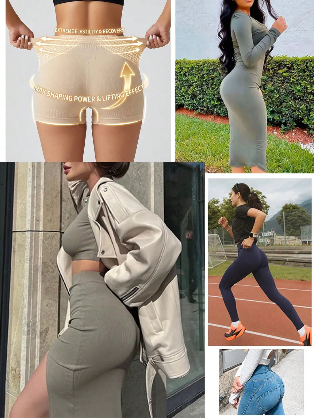 Women's Seamless Tummy Control Boyshorts – Breathable Body Shaper Underwear with Butt Lift