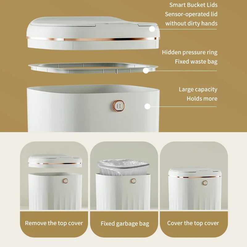 Automatic Sensor Bin with Lid – 20L & 22L