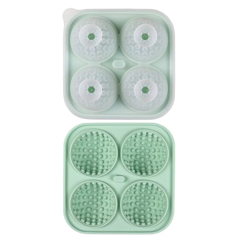 Silicone Ice Ball Mould with Lid - Round & Square Whisky Ice Tray