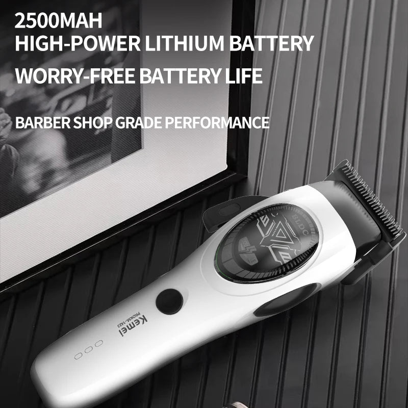 Kemei KM-1423 Cordless Hair Clipper with DLC Blades