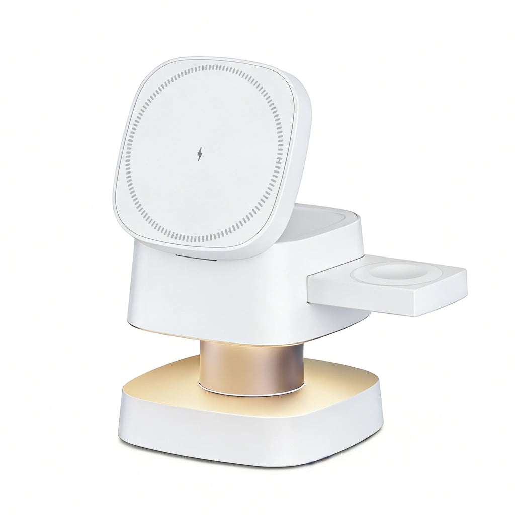 TIMESS Mushroom 3-in-1 Wireless Charger with Night Light
