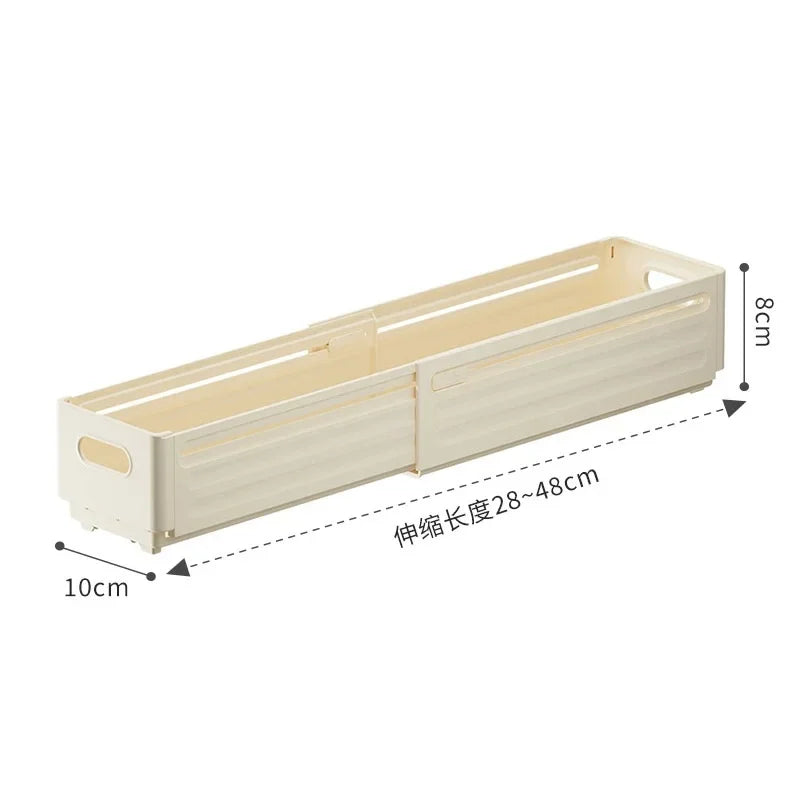 Adjustable Drawer Organiser Basket for Cabinets and Shelves