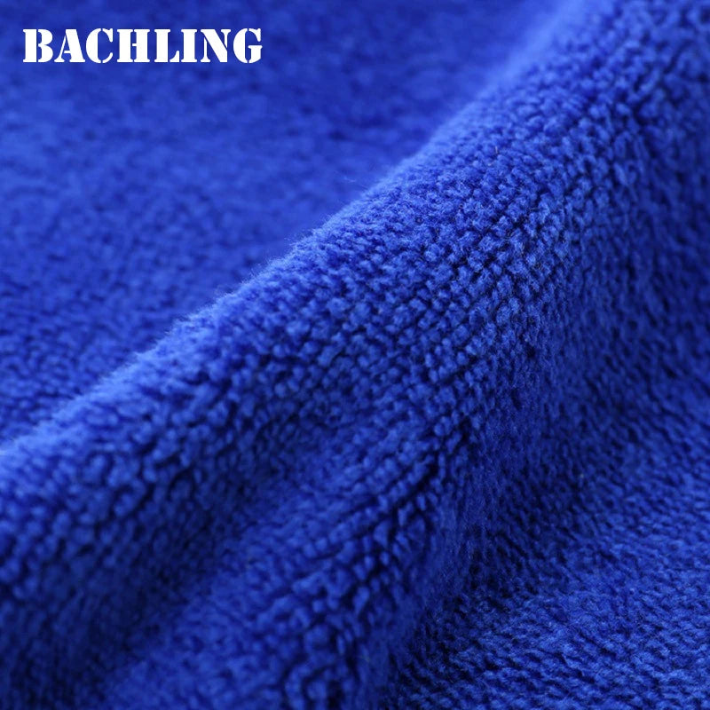 Blue Microfibre Car Cleaning & Drying Towel – Multiple Sizes