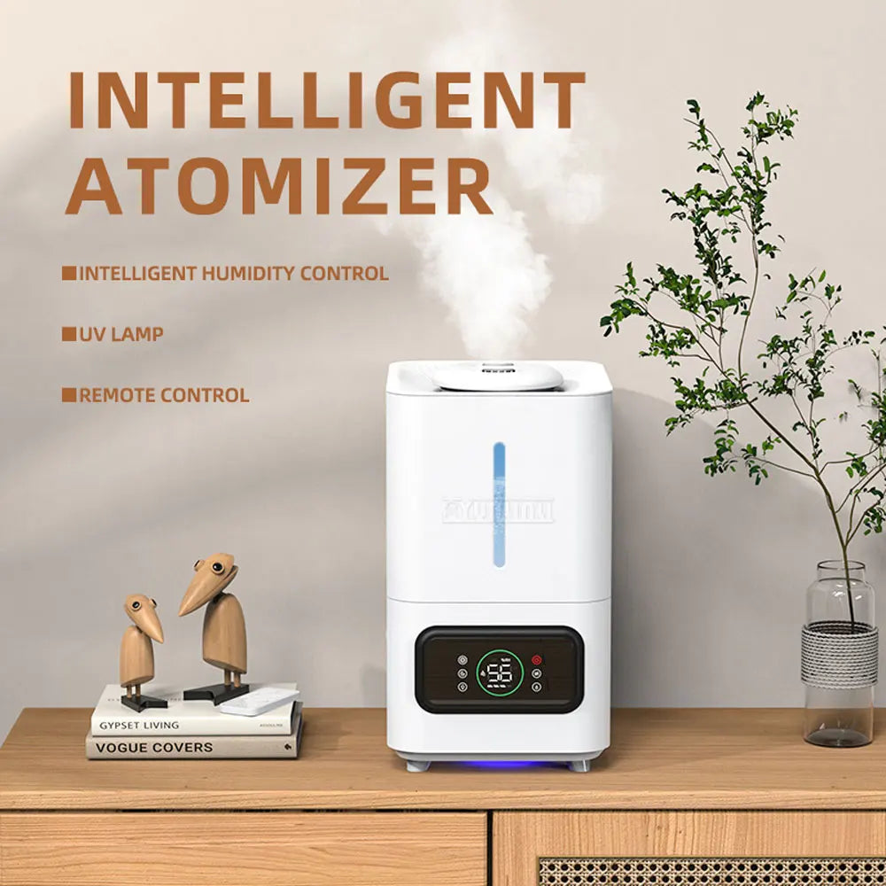 6 L Ultrasonic Humidifier – Desktop or Floor-Standing, EU Plug