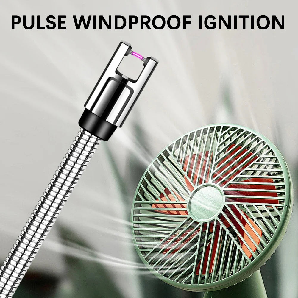 USB-C Rechargeable Arc Candle Lighter with Flexible Neck