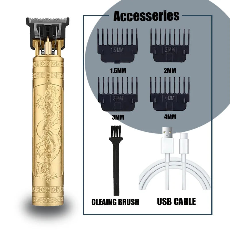 Vintage T9 Cordless Hair Trimmer & Accessory Options