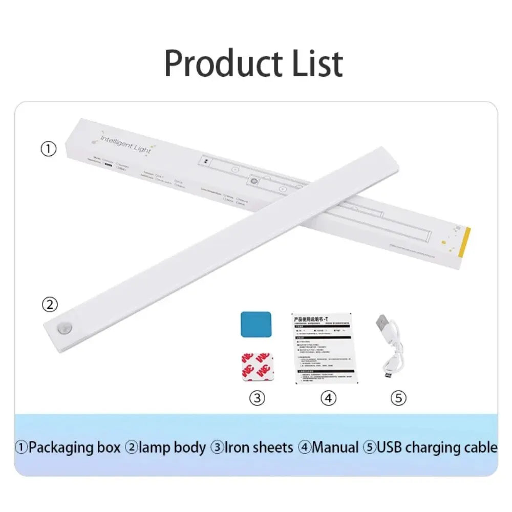 Rechargeable LED Under-Cabinet Light with Motion Sensor